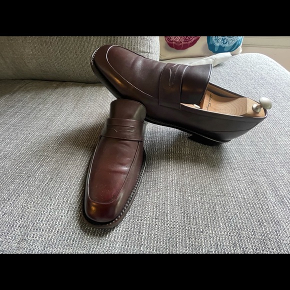 Cole Haan Collection Brown Leather Men’s Penny Loafers Dress Shoes Size 13 M - Picture 6 of 13